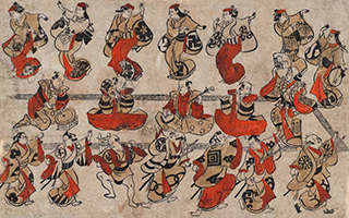 A So-Dori Performance attributed to Torii Kiyonobu I (1664-1729)