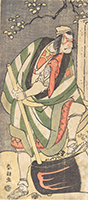 Ichikawa Ebizo (Danjuro V) as Mongaku Shonin disguised as Yamagatsu, by Katsukawa Shunro (1760-1849), 1791