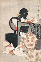 Women and Child, by Utamaro (1754-1806), c.1793