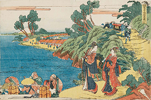 Act 8 from the series:  The Storehouse of Loyal Retainers, a Primer, By Hokusai, 1806