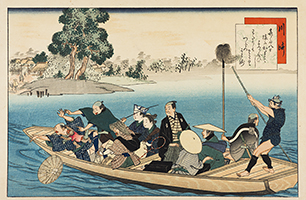 Kawasaki, by Tamenobu, 1918