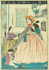 Games for Foreign Children, by Yoshikazu, 1860